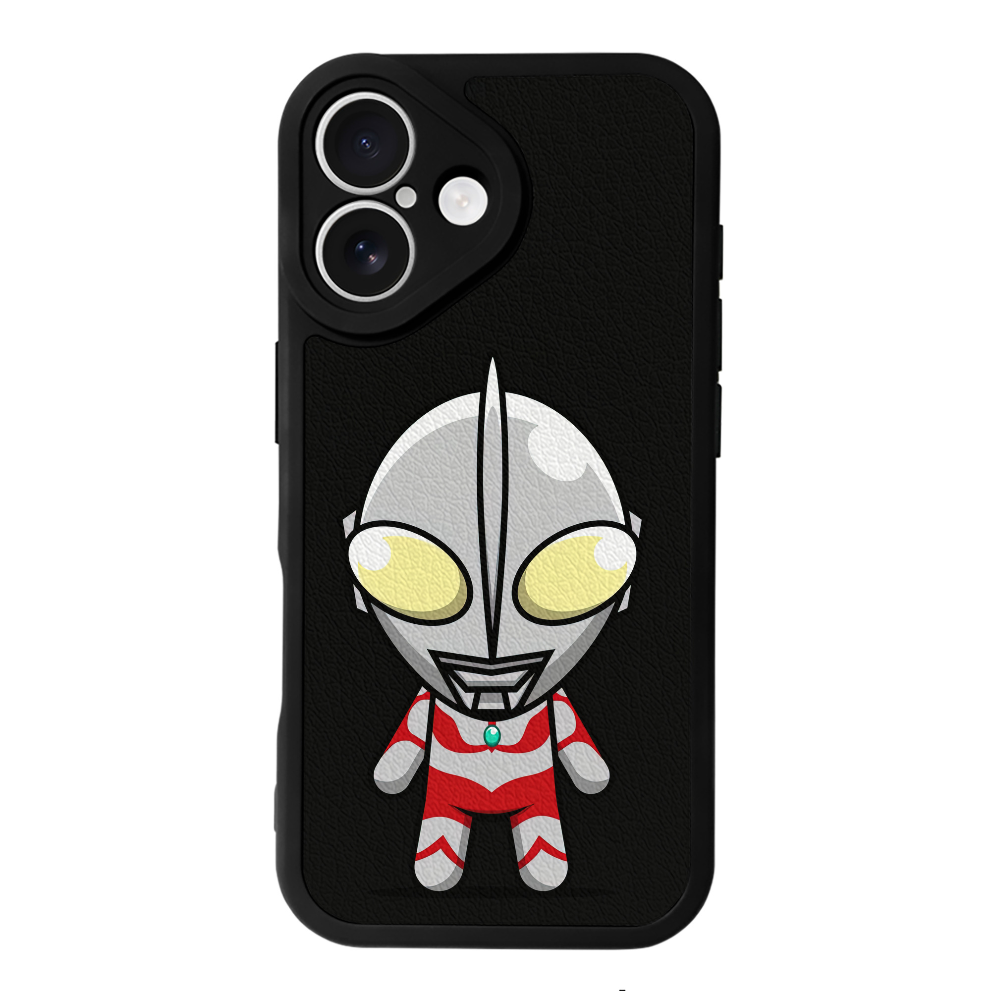 （画像用） ウルトラマン Ultraman 【iPhone 16シリーズ対応】シリコンスマホケース（レザー調） 材質：シリコン